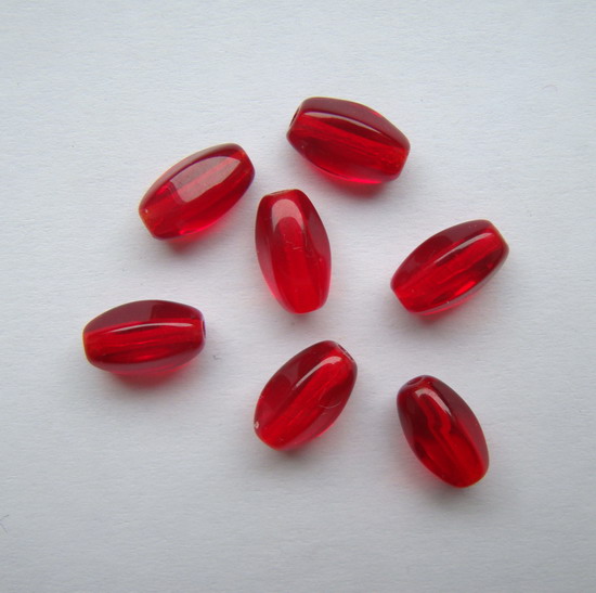 Mačkané korálky 9 x 5 mm