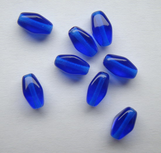 Mačkané korálky 8 x 4 mm