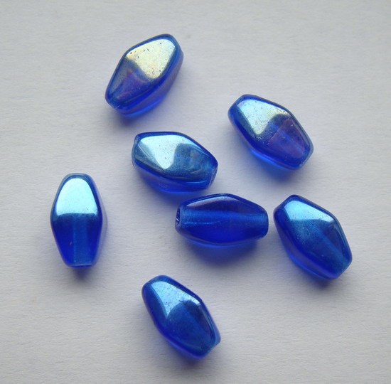 Mačkané korálky 8 x 4 mm