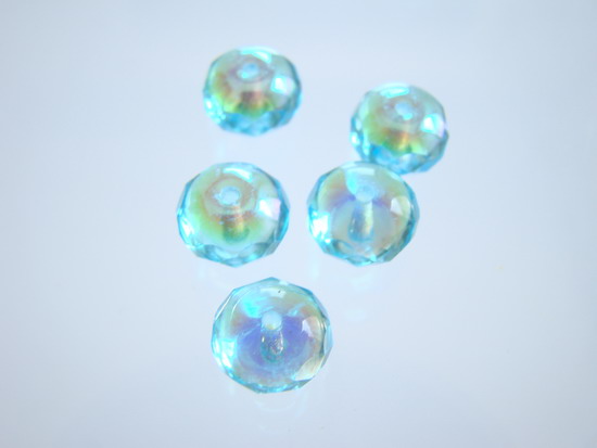 Brúsené  korálky 8 x 5,5 mm