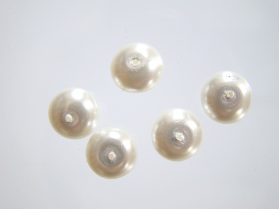 Voskové korálky 9 x 6 mm