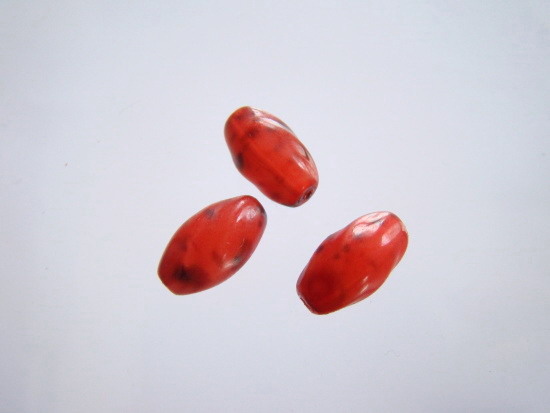 Mačkané korálky 12 x 6,5 mm