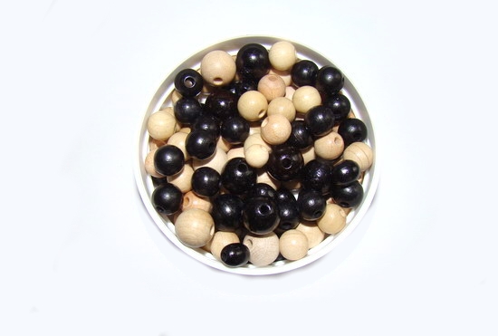 Drevené korálky MIX 115 g