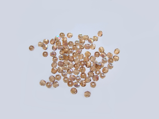 Brúsené korálky 3 mm