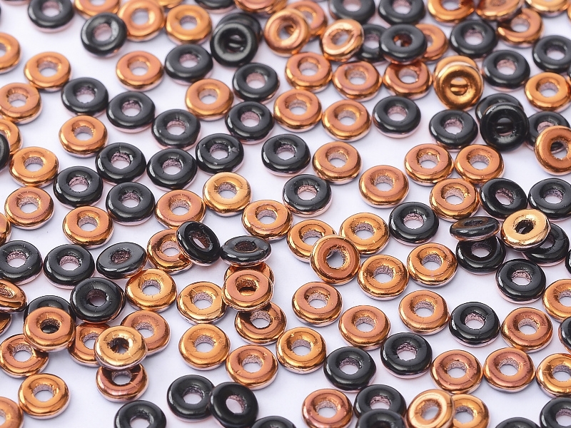 Korálky O BEAD 1 x 4 mm Jet Sunset