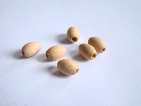 Drevené korálky 9 x 6,5 mm