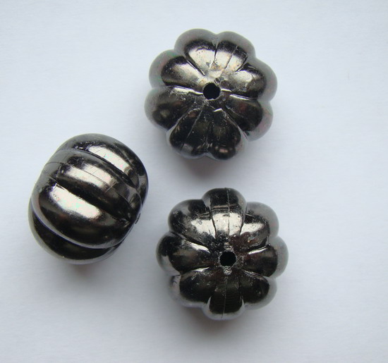 Mačkané korálky 20 x 16 mm