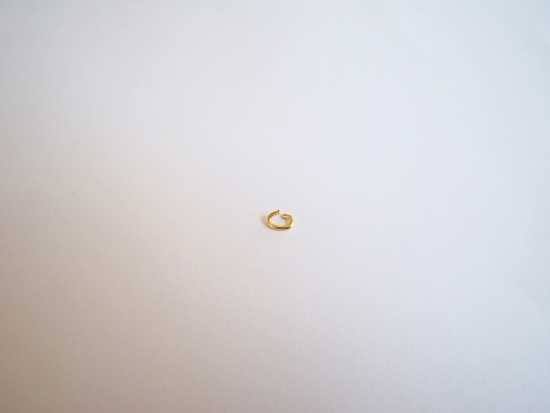 Spojovací oval zlatý