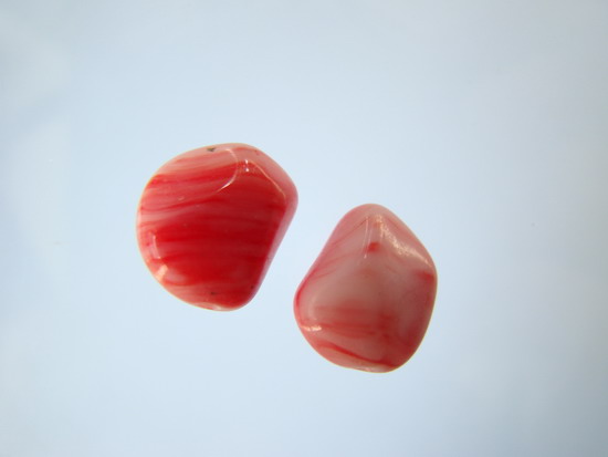 Mačkané korálky 12 x 12 x 7 mm