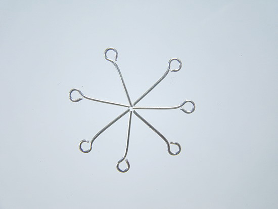 Ketlovacia ihla strieborná 12 mm 200 ks