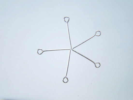 Ketlovacia ihla strieborná 14 mm 200 ks