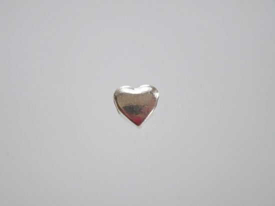 Kovová korálka 11 x 11 mm strieborná