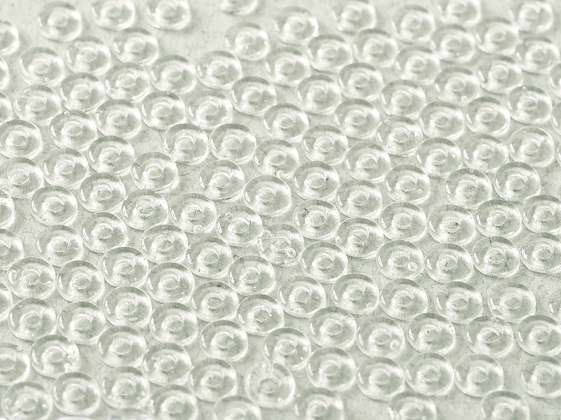 Korálky O BEAD 1 x 4 mm Crystal