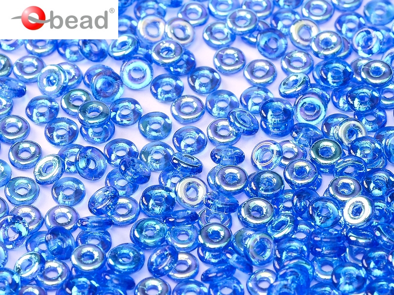 Korálky O BEAD 1 x 4 mm Sapphire AB