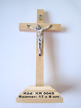 Drevený kríž na stojane KR 004S