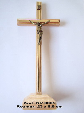 Drevený kríž na stojane KR 008S
