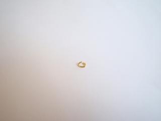 Spojovací oval zlatý
