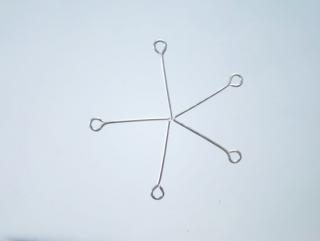 Ketlovacia ihla strieborná 14 mm 100 ks