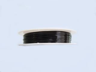 Drôt čierny 0,3 mm 25 m