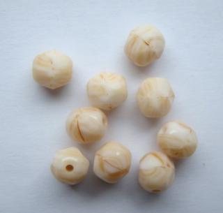 Brúsené korálky 6 mm
