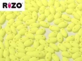 Korálky RIZO 2,5 x 6 mm Neon Bright Yellow